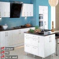 White luxury prefabricated standard kitchen islands sizes