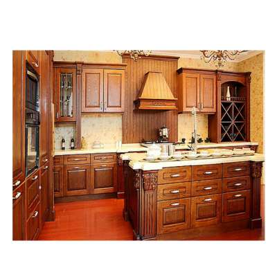 Neoclassic Solid Wood Kitchen Cabinet (SA -24)