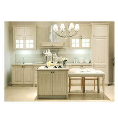 2014 Neoclassic Solid Wood Kitchen Cabinet (SA -33)