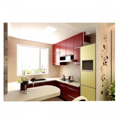 Customized Modular particle board kitchen cabinet manufacturer,kitchen cabinet cad drawings