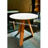 Acrylic solid surface custom sized table small table